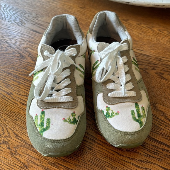 Inkkas Cactus Shoes Boho Women's sz 8 Prickly Jogger - Picture 5 of 8